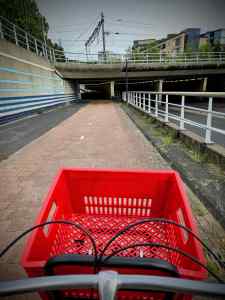 Underpass under the railway on De Nieuwe Poort