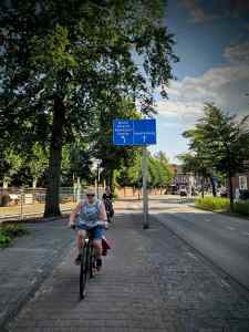 Riding along Utrechtseweg