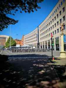 Cycle parking outside Amersfoort Centraal station