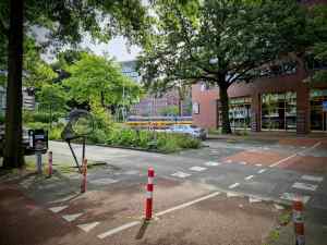 Cycle crossing on Piet Mondriaanlaan