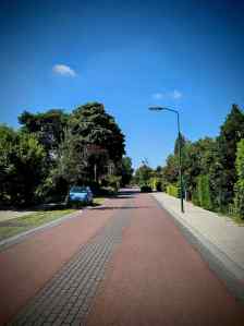Fietsstraat (cycle street) on Paltzerweg