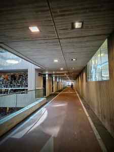 In the cycle parking under Utrecht Centraal