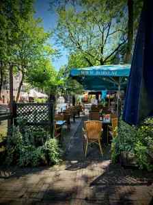 Walking along the Oudegracht (Old Canal)