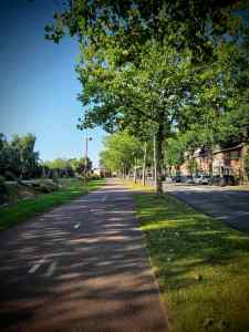 Cycle path on Blauwkapelseweg