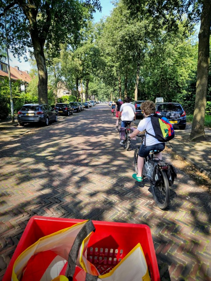 Riding along Soesterweg