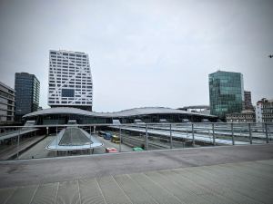 Looking towards Utrecht Centraal station