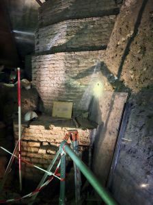 Remains of the foundations