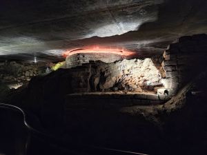 Remains of the foundations