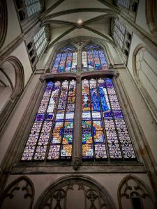 Stained glass in St. Martin's Cathedral