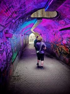 In the Ganzenmarkt (Goose Market) Tunnel