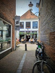 View of Krommestraat and Coffee Corazon