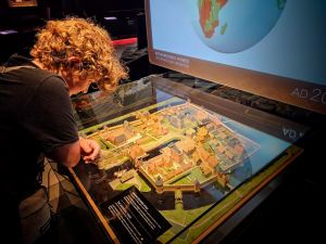 Model of a medieval town