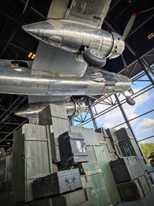 Under side of an aircraft