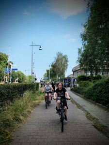 Riding on Kersenbaan