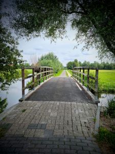 Bridge over an arm of the Zijwatering Canal