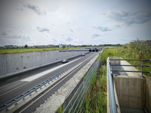 Looking down on the N434