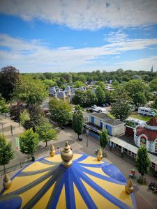 View of Duinrell from the Kikkerrad ferris wheel