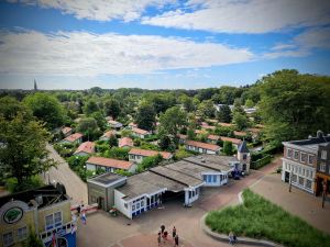 View of Duinrell from the Kikkerrad ferris wheel