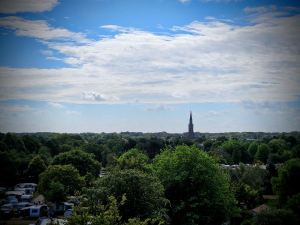 View from the Kikkerrad ferris wheel