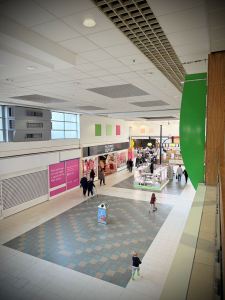 View from upstairs at Stretford Mall
