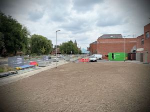 Rear of the new units on Kingsway