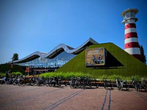 Bikes parked outside Madurodam
