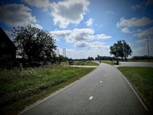 Cycle path on N441 Wassenaarweg