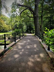 On the bridge at Kasteel de Wittenburg
