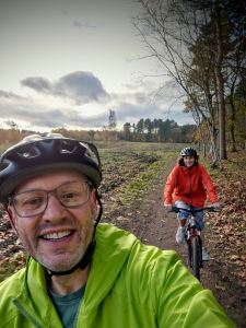 Mountain biking in Sherwood Pines