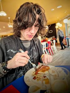 Pancakes for breakfast at the Pancake House