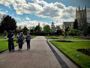 In the Abbey Gardens