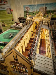 Lego model of the St Edmundsbury Cathedral