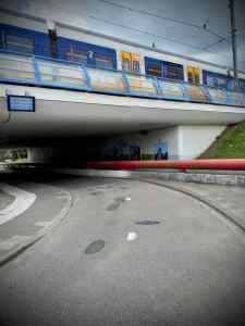 Underpass under the railway at De Vink station