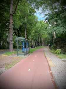Bus stop bypass on Groot Haesebroekseweg