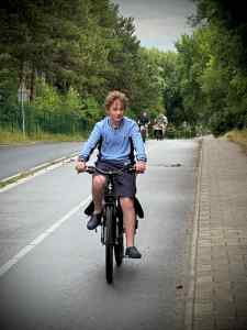 Reaching the top of the hill