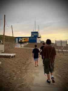 Heading back to the bikes