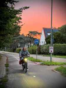 At the end of the dune path
