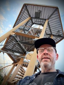 Uitkijktoren Duinrell observation tower selfie