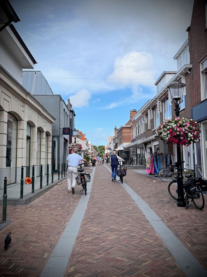 Langstraat, the main shopping street in Wassenaar