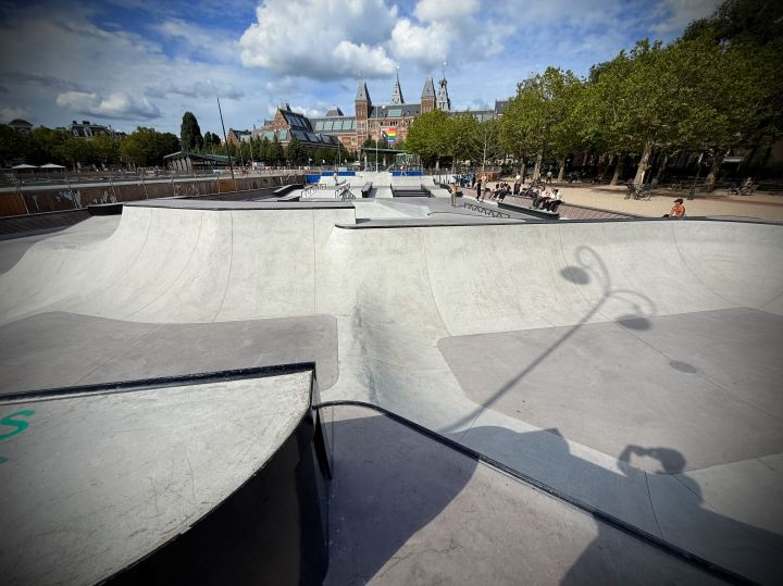 Skatepark at Museumplein, Amsterdam