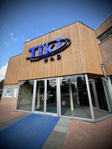 Outside the Tiki Bad pool at Duinrell