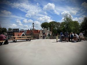 New viewpoint above the new ride Duinrell Express