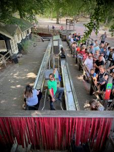 In the queue at the Toboggan