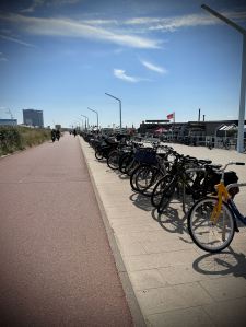Cycle parking on Strandweg Scheveningen