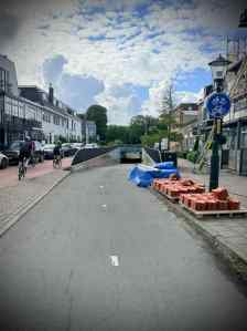 Approaching an underpass under the N44 Rijksstraatweg