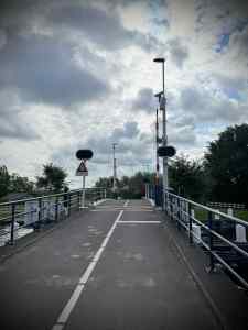 Overhaalbrug bridge over the Vliet canal