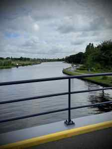 Looking along the Vliet canal