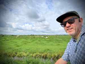 Selfie with cows on Fietspad 90