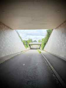 Underpass under the A12 motorway