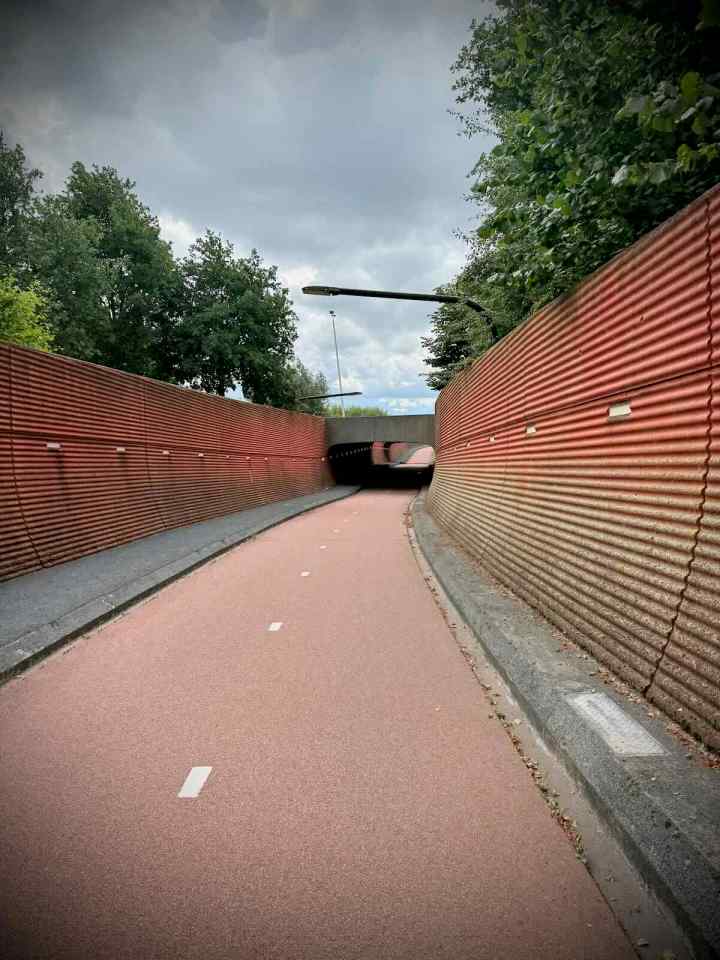 Underpass under the N470 Strikledeweg